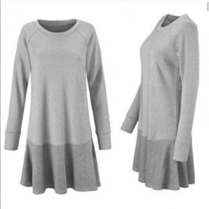 Cabi grey flashdance sweatshirt dress